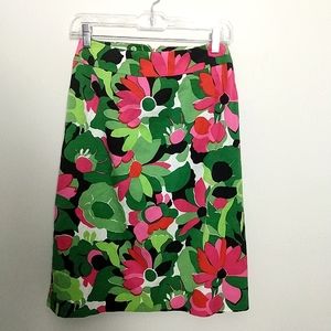Talbots Silk Floral Skirt, 14W